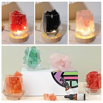 Amazon.co.jp : YUYAKESHI アロマ アロマストーン ガラスカップ